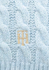 Tommy Hilfiger TH Timeless Cable Knit Scarf, Blue