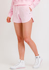 Tommy Jeans Womens Pastel Velour Shorts, Pink