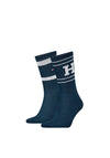 Tommy Hilfiger Sport Duo Pack Sock, Navy