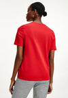 Tommy Hilfiger Circle Logo Crewneck T-Shirt, Red
