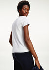 Tommy Hilfiger Women’s Heritage Logo Embroidered T-Shirt, White