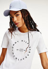 Tommy Hilfiger Circle Logo Crewneck T-Shirt, White