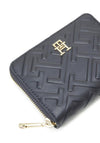 Tommy Hilfiger Iconic Monogram Medium Zip Purse, Space Blue