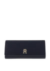 Tommy Hilfiger Emblem Large Flap Wallet, Navy