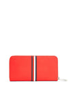 Tommy Hilfiger Large Zip-Around Signature Wallet, Red