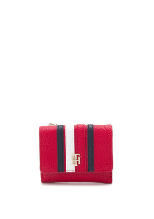 Tommy Hilfiger Monogram Signature Medium Wallet, Red