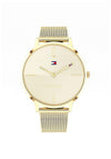 Tommy Hilfiger Womens Liza Mesh Strap Watch, Gold