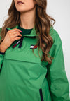 Tommy Jeans Womens Packable Chicago Jacket, Coastal Green