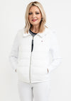 Tommy Hilfiger Knit Mix Down Filled Short Jacket, Optic White
