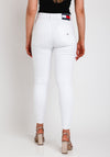 Tommy Jeans Womens Sylvia Skinny Jeans, White
