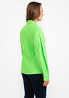 Tommy Hilfiger Womens Poplin Shirt, Spring Lime