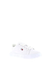 Tommy Jeans Womens Leather Trainers, White