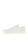 Tommy Jeans Womens Canvas Trainers, White