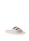 Tommy Jeans Womens Essential Pool Sliders, White