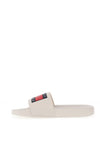Tommy Jeans Womens Essential Pool Sliders, White