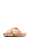 Tommy Hilfiger Womens Comfy Strap Slippers, Blush