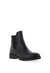 Tommy Hilfiger Womens Coin Leather Boots, Black