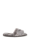 Calvin Klein Furry Slider Slippers, Light Grey