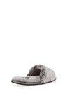 Calvin Klein Furry Slider Slippers, Light Grey