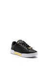 Tommy Hilfiger Womens TH Monogram Leather Trainers, Black
