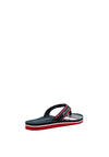 Tommy Hilfiger Womens Signature Flip Flops, Navy
