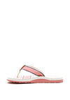 Tommy Hilfiger Womens Classic Flat Flip Flops, Pink Multi