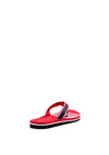 Tommy Hilfiger Womens Classic Flat Flip Flops, Red Multi
