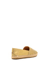 Tommy Hilfiger Womens Leather Logo Espadrilles, Gold