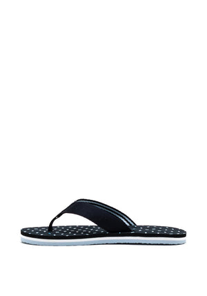 Tommy Hilfiger Womens Canvas Thong Flip Flops, Navy