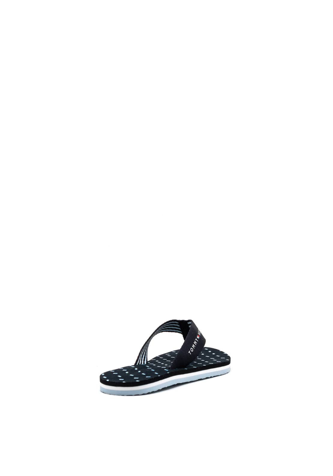 Tommy Hilfiger Womens Canvas Thong Flip Flops, Navy