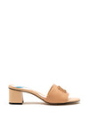 Tommy Hilfiger Womens Block Heel Mule Sandals, Sandrift