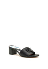 Tommy Hilfiger Womens Slip on Block Heel Sandals, Black