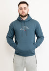 Tommy Hilfiger Centre Graphic Hoodie, Charcoal Blue