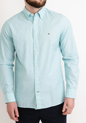 Tommy Hilfiger Natural Soft Poplin Shirt, Tidal Waves