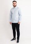 Tommy Hilfiger Micro Print Shirt, Breezy Blue & Optic White