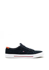 Tommy Hilfiger Mens Corporate Canvas Trainers, Navy