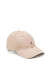 Tommy Hilfiger Essential Organic Cotton Flag Baseball Cap, Taupe