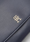 Tommy Hilfiger Chain Strap Monogram Crossbody Bag, Navy