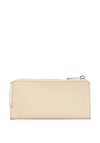 Tommy Hilfiger Large Zip Monogram Wallet, Beige