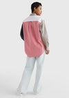 Tommy Jeans Womens Archive Colour Block Shirt Dress, Navy Multi