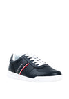 Tommy Hilfiger Lightweight Leather Trainers, Midnight