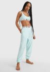 Tommy Hilfiger Womens Cotton Logo Bralette, Aqua Glow
