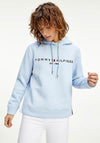 Tommy Hilfiger Womens Logo Hoodie, Breezy Blue