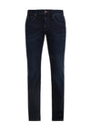 Tommy Hilfiger Mens Denton Straight Fit Jeans, Blue Black