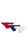 Tommy Hilfiger Womens Twilight 3 Pack Bikini Briefs, Multi