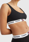 Tommy Hilfiger Womens 85 Stretch Cotton Bralette, Black