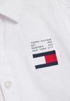 Tommy Hilfiger Boys Flag Oxford Shirt, White