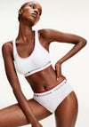 Tommy Hilfiger Womens Unlined Racer Back Bralette, White