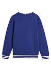 Tommy Hilfiger Boys Tartan Sweatshirt, Pilot Blue