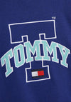 Tommy Hilfiger Boys Tartan Sweatshirt, Pilot Blue
